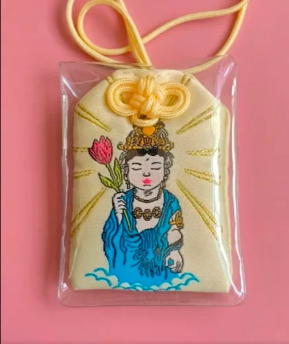 Omamori da Torre de Miroku - Kannon, Templo Luz do Oriente