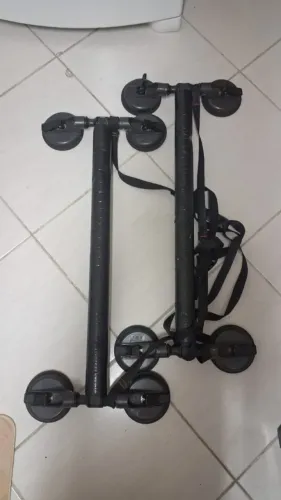 Rack de Teto, marca Santo Rack, Universal com 8 Ventosas e Fitas de Segurança