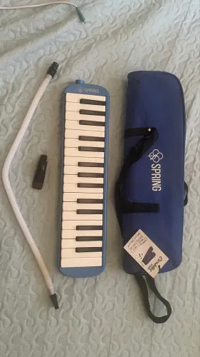 Escaleta Spring SG-37 Azul 37 Teclas com Bag e Acessórios
