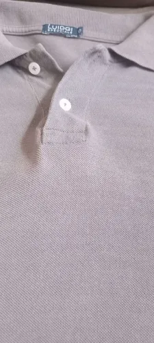 Camisa Polo Luig Speciale G cor cinza e tenho outra vermelha