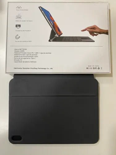 Teclado Bettdow Bluetooth Preto p/ iPad Pro 11 e Air 10.9/11 Polegadas
