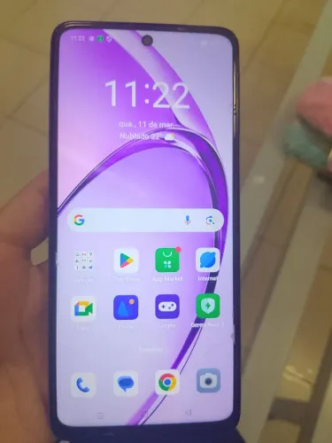 Vendo celular OPPO A40 lilás novo