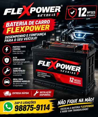 Bateria de carro FLEXPOWER