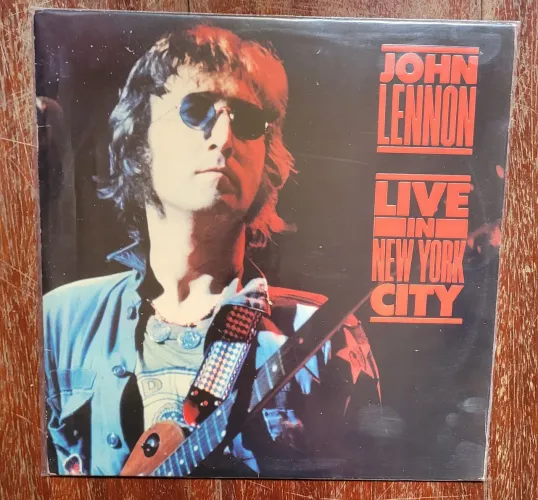 LP John Lennon, live in new york city. C. Encarte  zerado