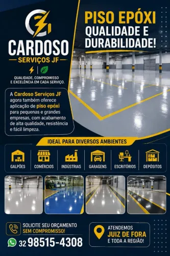 Piso epóxi de qualidade