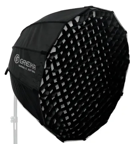 Softbox Octabox Parabolico 90cm Greika Encaixe Bowens e Grid 