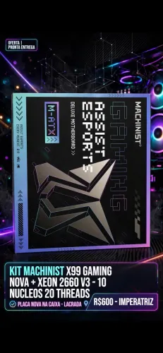 Placa mãe + processador