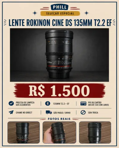 ROKINON CINE DS 135MM T2.2 EF
