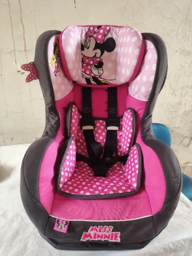 Cadeirinha pra carro miss Minnie rosa 