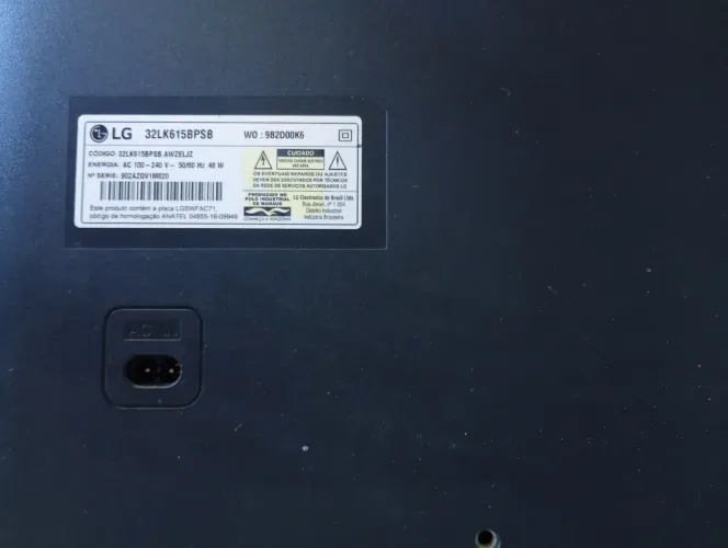 TV LG 32 AVARIADA
