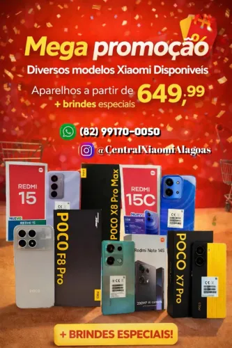 Xiaomi Poco F8 Pro 5G, Poco X8 Pro Max 5G e Diversos Modelos Disponíveis 