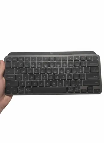 Teclado Logitech MX Keys Mini - Cinza (Grafite) - layout US-  Pouco Uso