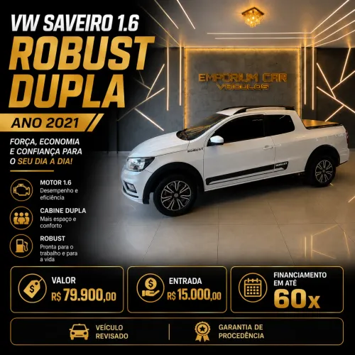 Volkswagen Saveiro Robust 1.6 Total Flex 8V CD 2021