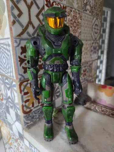 Halo Master Chief Action Figure raro