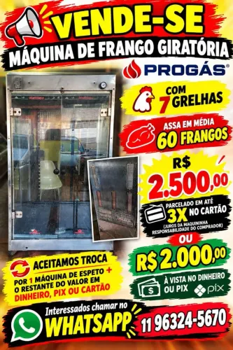 Máquina de Assar Frango Progass