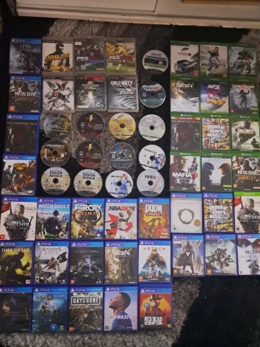 Lote de jogos ps4 ps3 e xbox one so vendo tudo