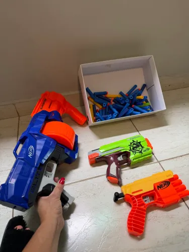 3 Arma Nerf com balas
