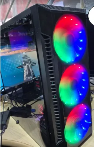 Computador Completo Intel Core i5 _8GB RAM _ SSD 240GB _Monitor 19 _Gabinete Lindo com RGB