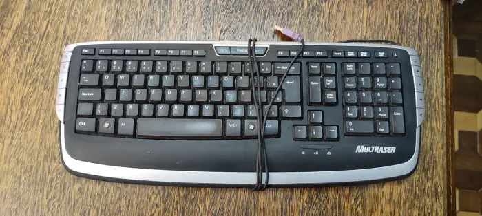 Teclado Multilaser Multimídia USB Funcionando