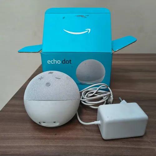 Alexa Echo Dot 4ª Geração Branca - Funcionando Perfeitamente (Com Caixa e Carregador)
