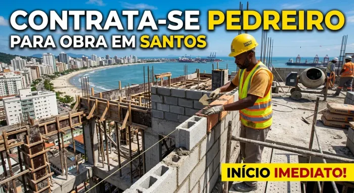 Contrata-se Oficial Pedreiro