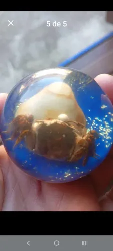 Bola de câmbio caranguejo Original anos 80 p desapegar 