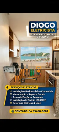 Eletricista profissional 24H residencial e predial