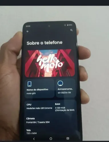 Moto g05 128 gigas RS 400