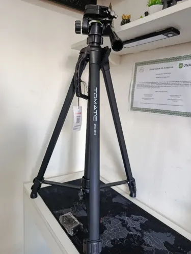 Tripé profissional 1.80cm para câmera, filmadora e celular / SUPER PROMOÇÃO