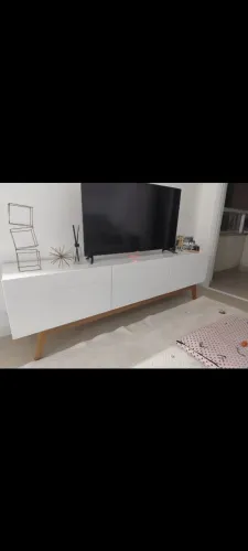 Rack branco mdf 180cm
