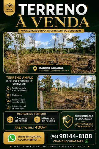 Terreno no bairro goiabal