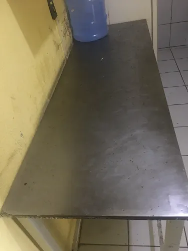 Mesa inox 160x55