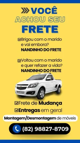 Fretes e pequenas mudanças 