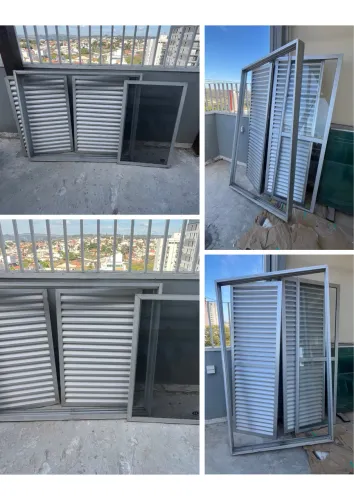 Kit Porta e Janela Esquadria de Aluminio
