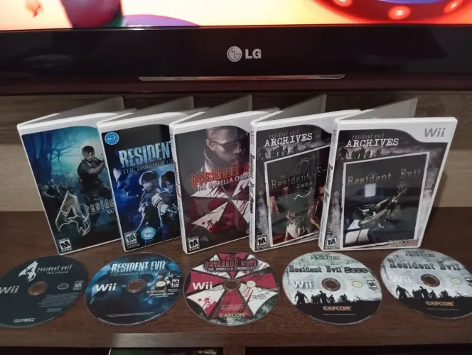 Coleção Resident Evil para Nintendo Wii (REPRÔ) LEIA