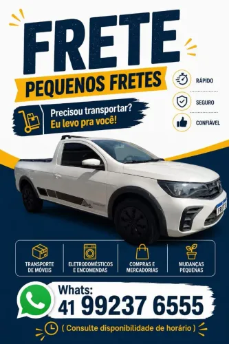 PRECISOU DE FRETE? EU LEVO PRA VOCÊ!