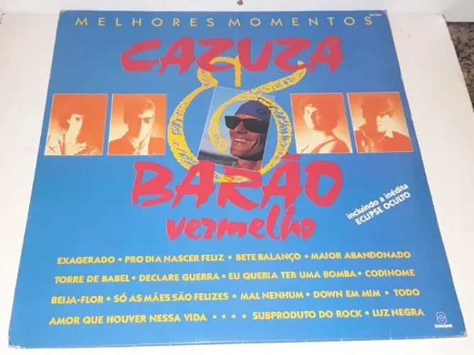 Lp Cazuza & Barão Vermelho - Melhores Momentos - Som Livre - Em Muito Bom Estado