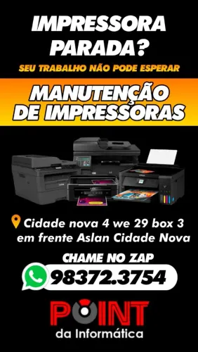 Manutenção de impressoras jatoa de tinta e laser