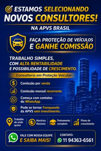 ESTAMOS SELECIONANDO CONSULTORES DE VENDA