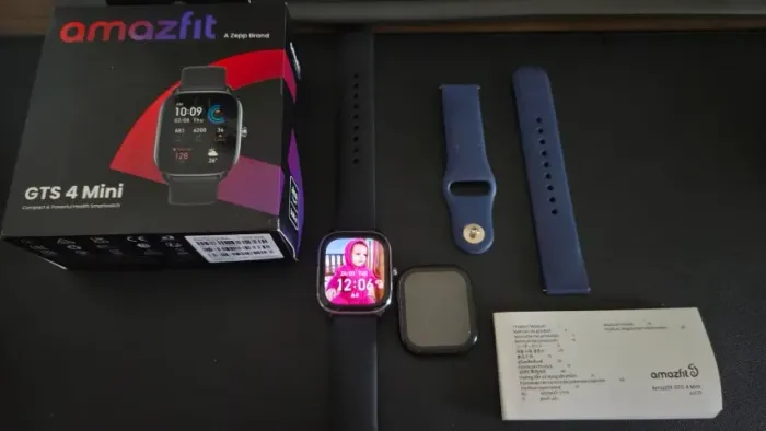 Smartwatch Amazfit GTS 4 Mini - GPS/Spotify/Alexa/Strava
