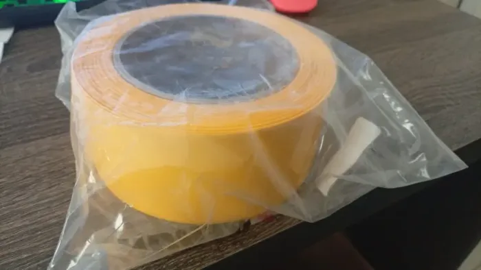 Fita de borda PVC lacca amarelo gema 65mm x 20m Rehau