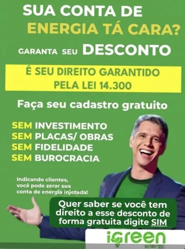 Desconto na Conta de Energia