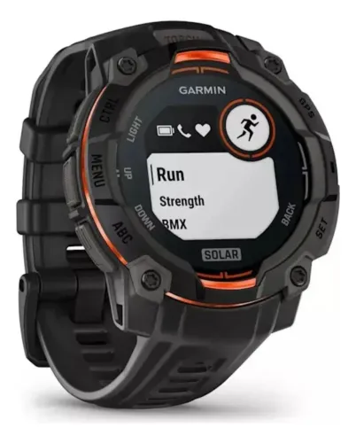 Relógio Garmin Instinct 3 Solar 50mm Cor Preto - NOVO