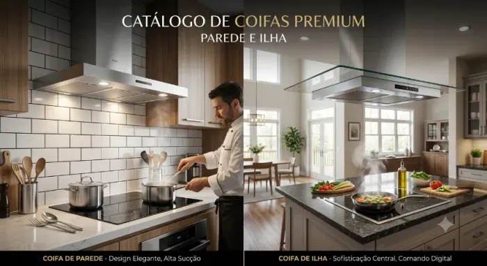 Coifas Sob Medida em Inox
