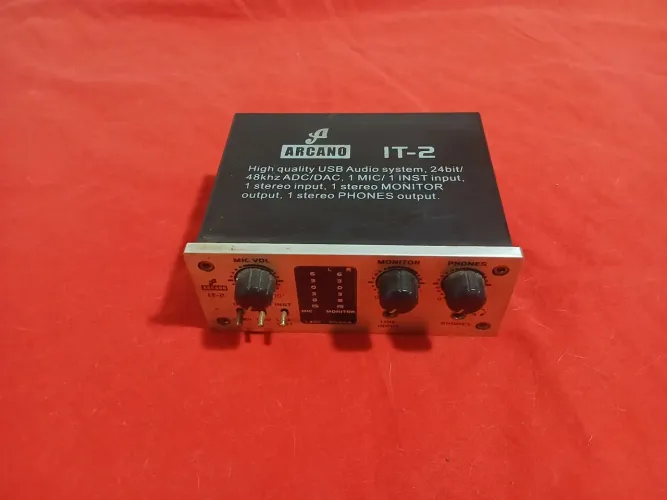 Interface de Áudio Arcano IT-2 - preço para sair logo