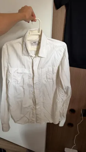 Camisa Burberry - Thomas Burberry M off white