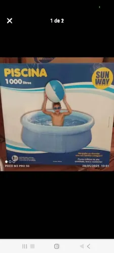 Piscina infantil inflável 1000 Litros