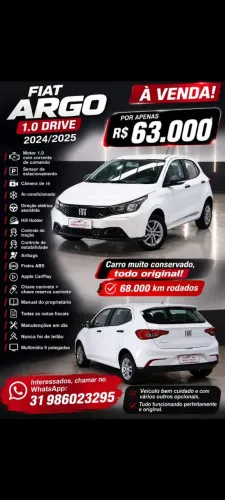 Fiat Argo 1.0 6V Flex. 2025