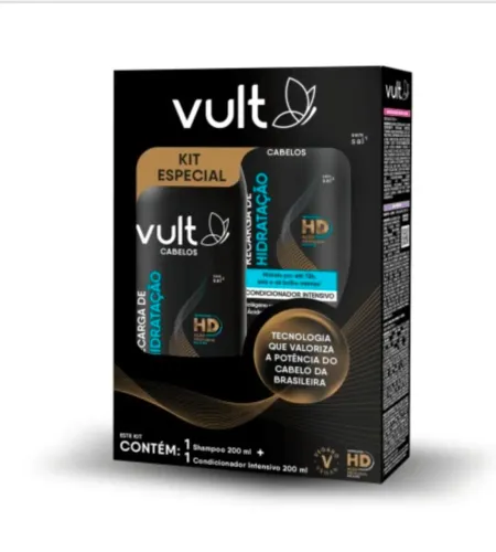 Kit vult recarga de hidratação shampoo e condicionador 200ml