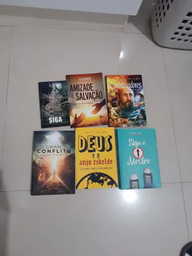 Lote 6 Livros Devocionais e Estudo Cristão (CPB / Adventista)